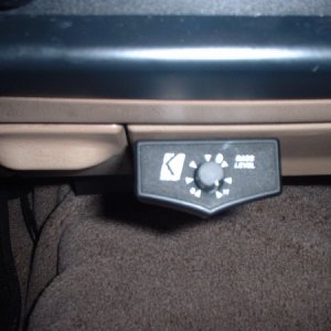 the bass knob