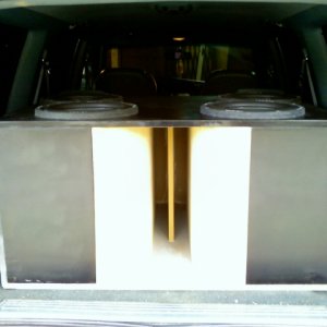 6 12 inch subs. 2 are on the sides