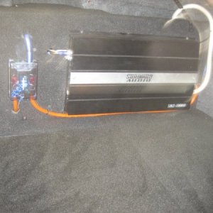 sub amp and distro block