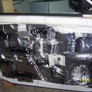 DYnamat my from left door on 1992 civic