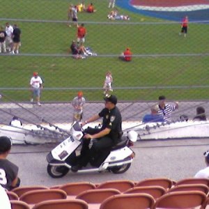 Scooter cops on patrol