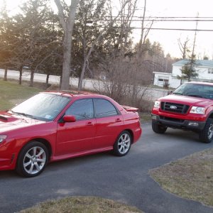 My 06 WRX Limited and my F150 I just Sold