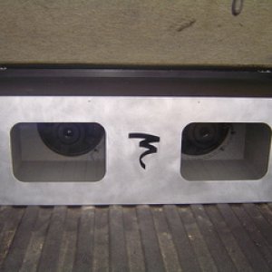 Subs in bed of truck