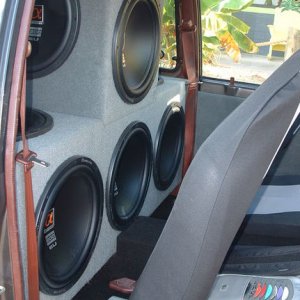 Crazy 8 Mazda B2200 8-15" Subs