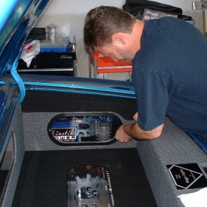 67 Chevelle Soundstream Installation