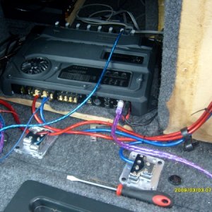Wires running
