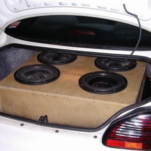 4 12s in trunk