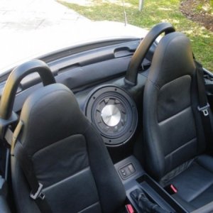 BMW Z3 10" subwoofer install