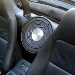 Pioneer 10" sub in a BMW Z3