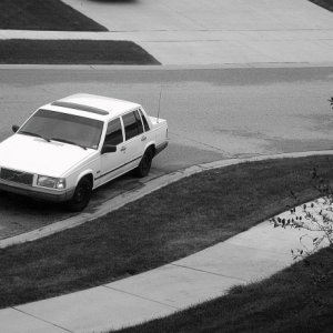 the ride, 1990 Volvo 740gl