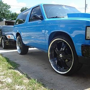 87 S10 Blazer Wet paint.