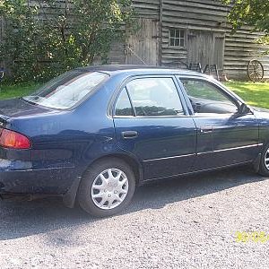 My 2002 Toyota Corolla stock