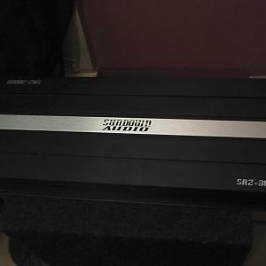 my 2 12 inch mojos and my saz 3000d