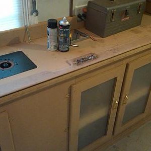start of raised lettering, my router bench
