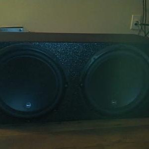 Jl audio W3's probass box