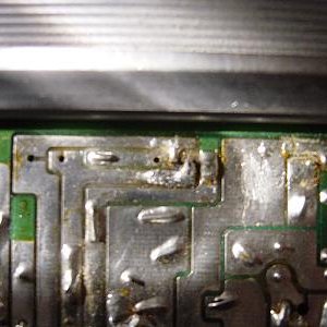 Cold solder joint