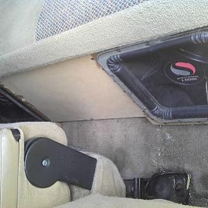 2 l7 under seat finally finished box n got everthing hooked up and sealed.