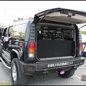 4 18&quot; SMD SMD subwoofers, in Defiant Audio Hummer