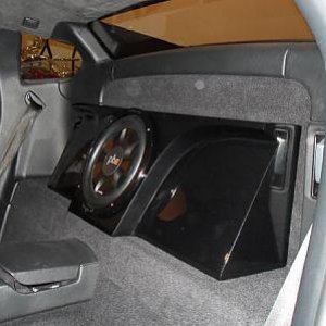 Defiant Audio, Fully custom fit Fiberglass sub box for Lamborghini, http://www.defiantaudiollc.com