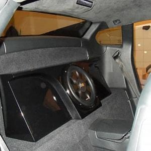 Defiant Audio, Fully custom fit Fiberglass sub box for Lamborghini, http://www.defiantaudiollc.com