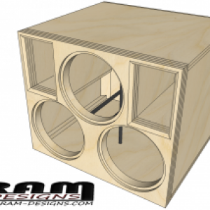 Triple 18" Atomic wall