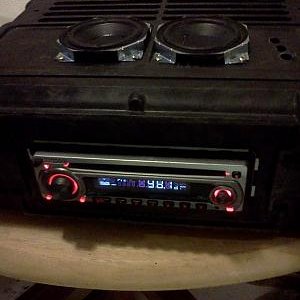 Cannon ammo can turned stereo