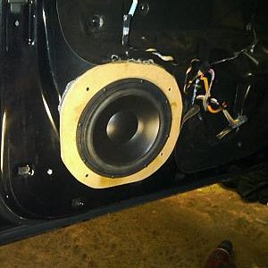 Front Doors  9 inch Morel Mid Base Woofers