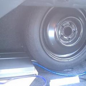 looking from the cabin into the trunk