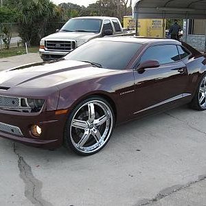NFL player Brandon Meriweather's Camaro SS at sbn 2012