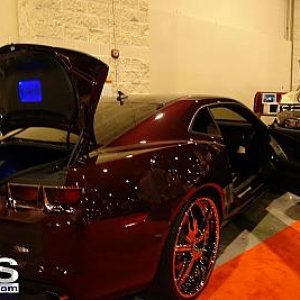 NFL player Brandon Meriweather's Camaro SS at sbn 2012