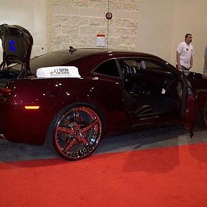 NFL player Brandon Meriweather's Camaro SS at sbn 2012