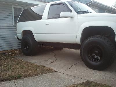 1996 Tahoe Lifted Aftermarket wheels/rims
