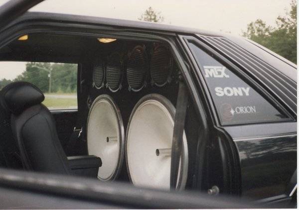 24" Subwoofers in my Stang