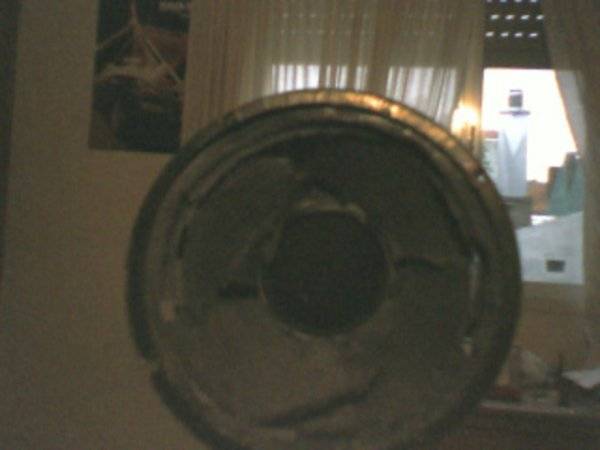 8" woofer destruido