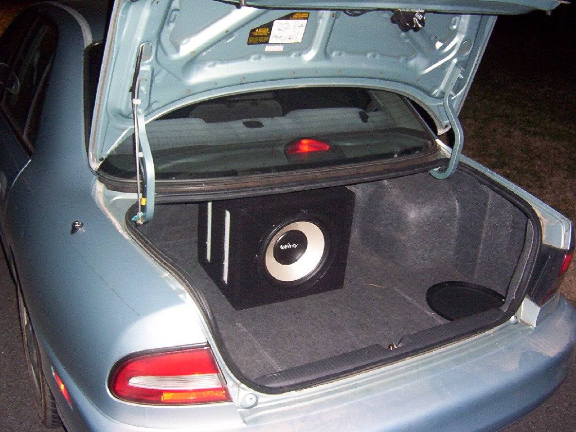 back in the trunk