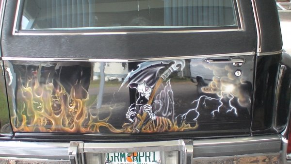 Back of my hearse