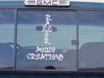Back Window Decal
