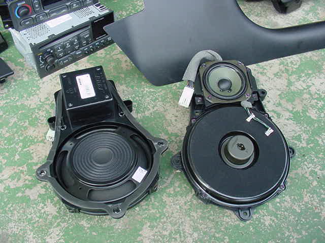 Bose speakers out of the vette