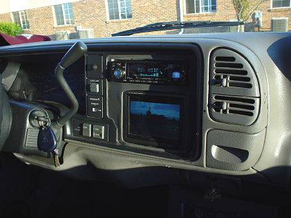 dash monitor lit up