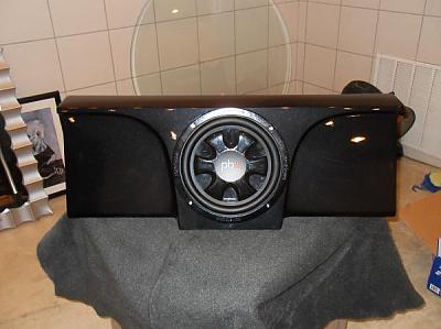Defiant Audio, Fully custom fit Fiberglass sub box for Lamborghini, http://www.defiantaudiollc.com