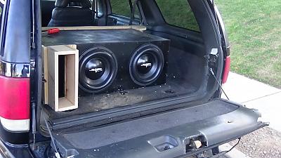 Factory spec box with 6&quot; extension tuned to 28hz