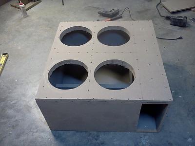four 12 box with baffles in place