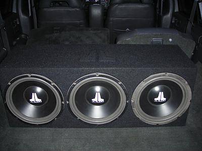 JL Audio 12w6v1's in custom Box