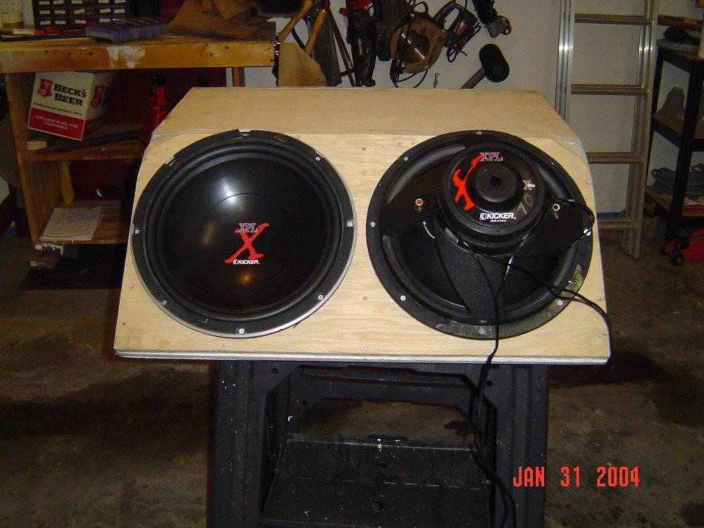 Kicker XPL 15's, SQ Box