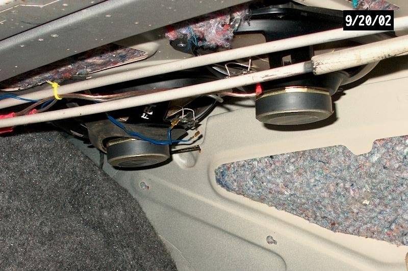 Left side of Rear Shelf