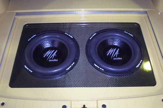MA Audio Suzuki Aerio Carbon Kevlar Box