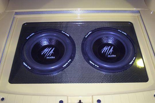 MA Audio Suzuki Aerio Carbon Kevlar Box