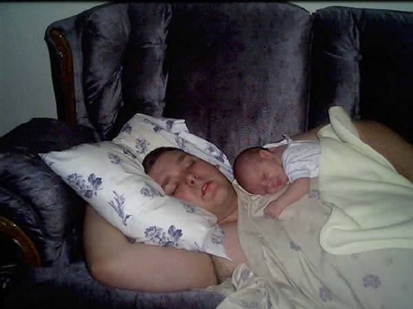 Me and Issac Sleeping