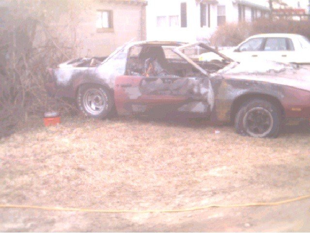 my burnt car