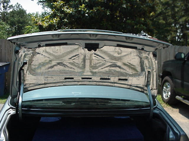 My peal and seal trunk lid